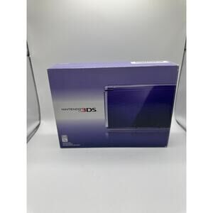 Nintendo 3DS Midnight Purple ( BOX & AR CARDS ONLY )